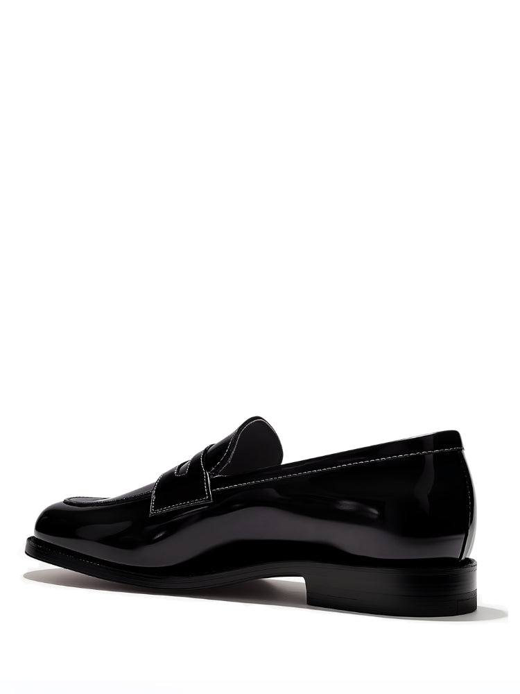 Penny loafer cuero charol